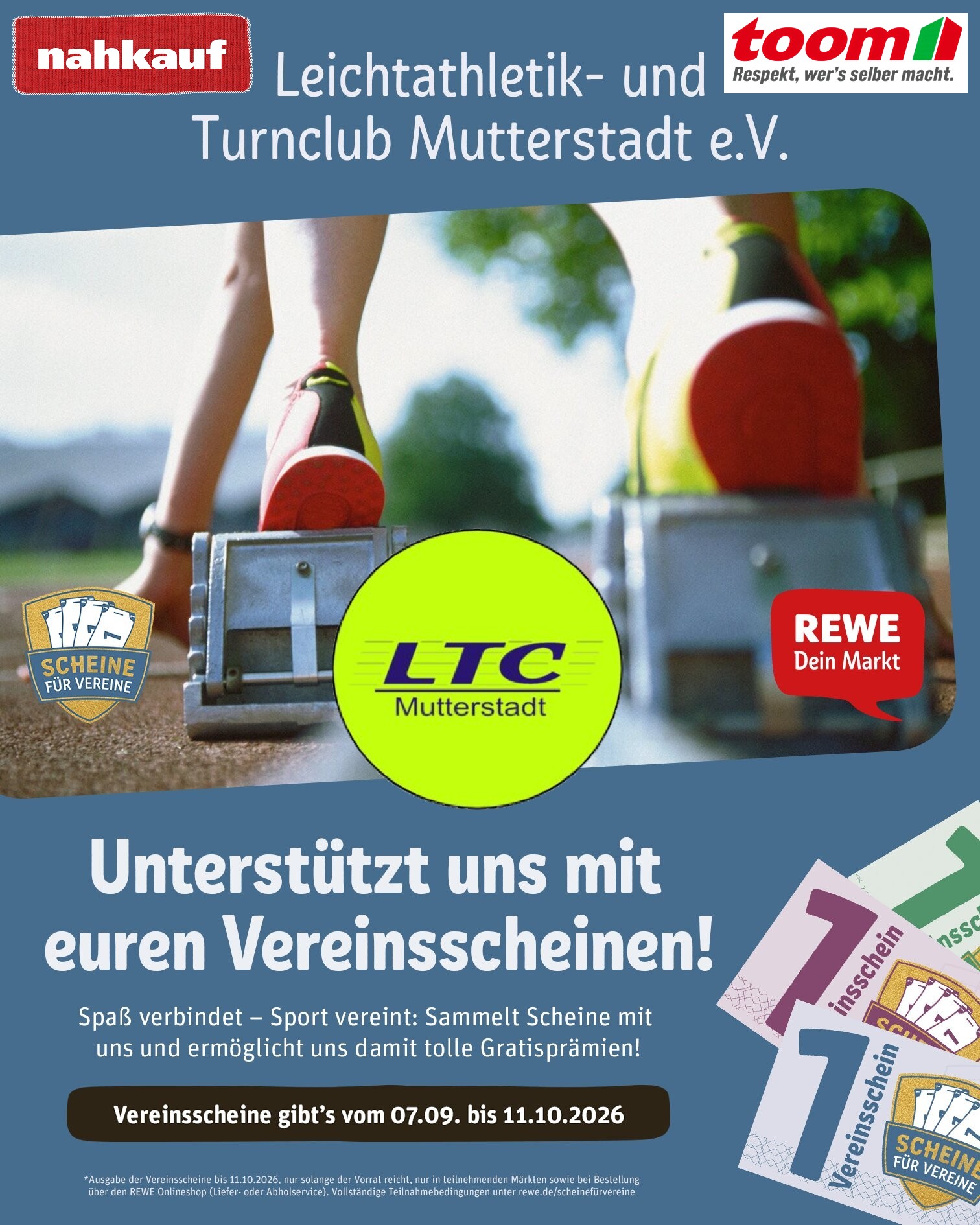 Rewe Scheine für Vereine